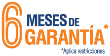 6 meses garantía